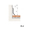 L-образный плинтус PL-4