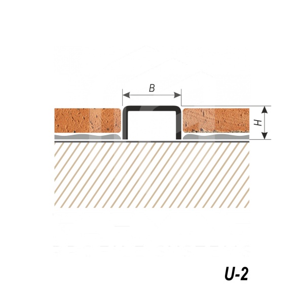 П-образная декоративная вставка U-2
