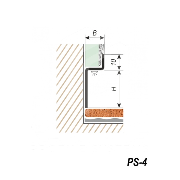 Теневой плинтус PS-4