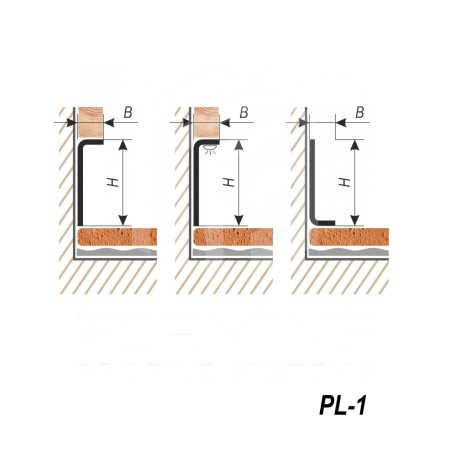 L-образный плинтус PL-1