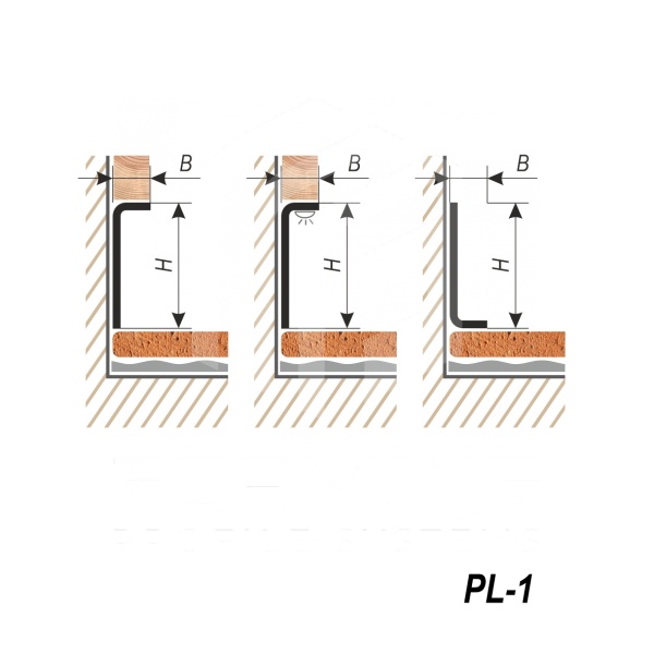 L-образный плинтус PL-1