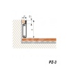 Плинтус с  крепежом PZ-3